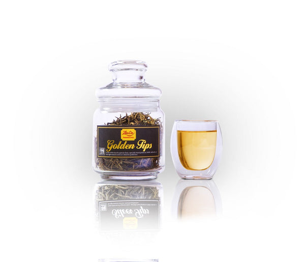 Zesta CEYLON Luxury GOLDEN TIPS White Tea Jar - eBuy Srilankan Online Store
