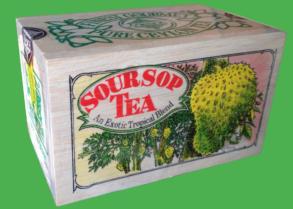 Mlesna Soursop flavored Ceylon Tea - Wooden Box - eBuy Srilankan Online Store