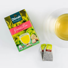 Pure Ceylon Green Tea with Ginger Tea Bags - eBuy Srilankan Online Store