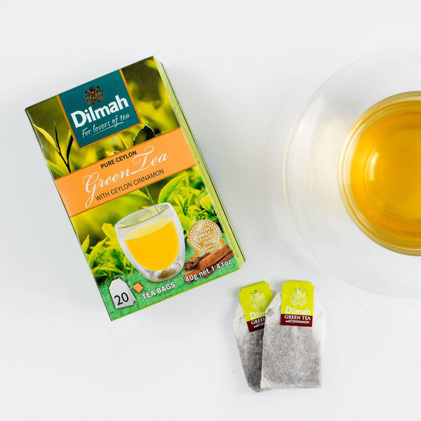 Pure Ceylon Green Tea with Ceylon Cinnamon  Tea Bags - eBuy Srilankan Online Store