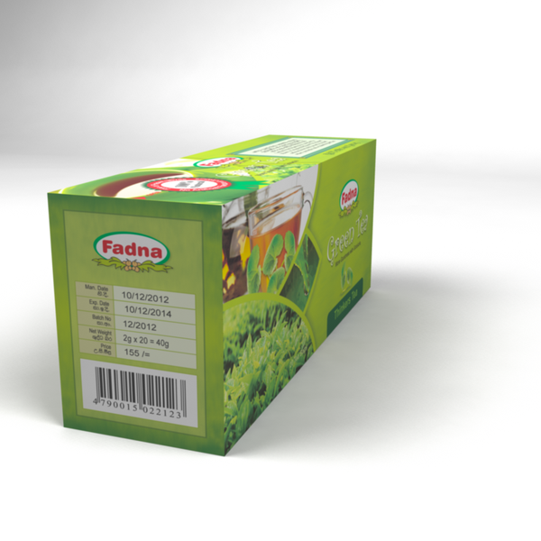 Fadna Green Tea With Gotukola (centella asiatica) Herbal Tea - eBuy Srilankan Online Store