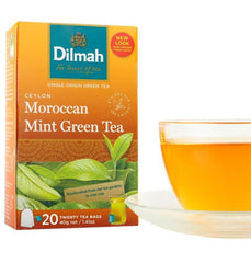 Dilmah Pure Ceylon Green with Moroccan Mint Tea Bags - eBuy Srilankan Online Store