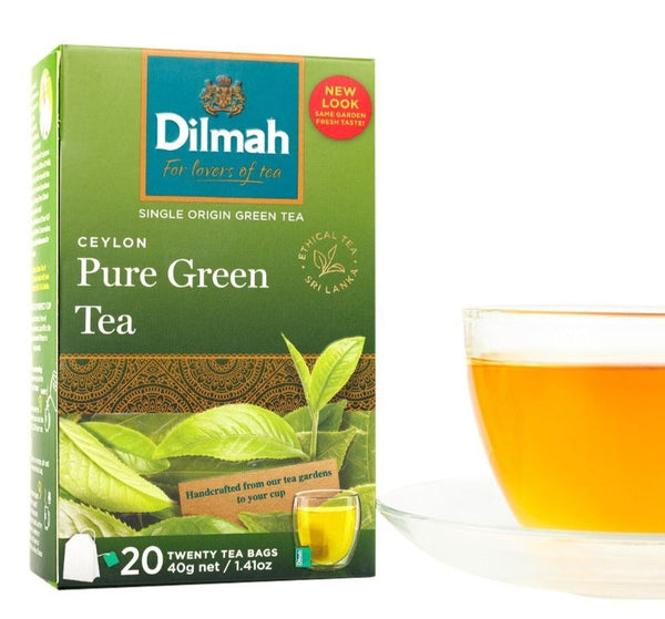 Dilmah Pure Natural Ceylon Green Tea - eBuy Srilankan Online Store