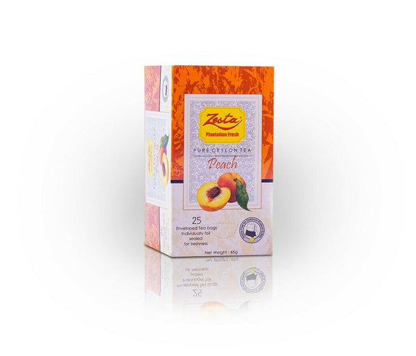 Zesta plantation fresh Peach flavored pure Ceylon Black Tea - eBuy Srilankan Online Store