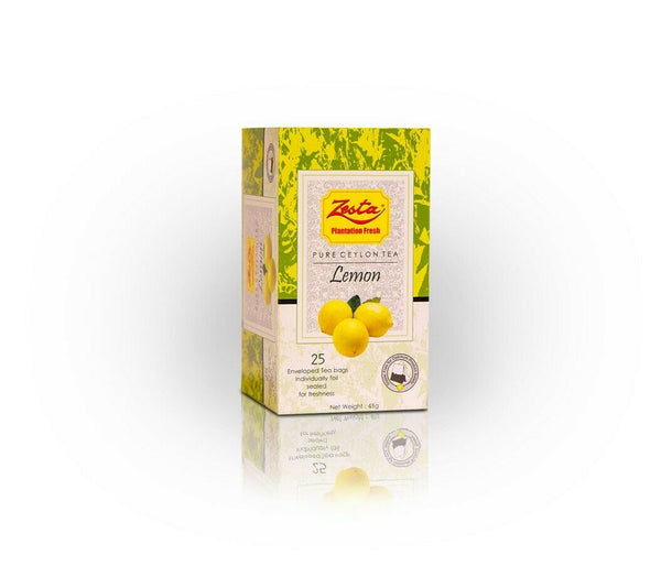 Zesta plantation fresh Lemon flavored pure Ceylon black Tea - eBuy Srilankan Online Store