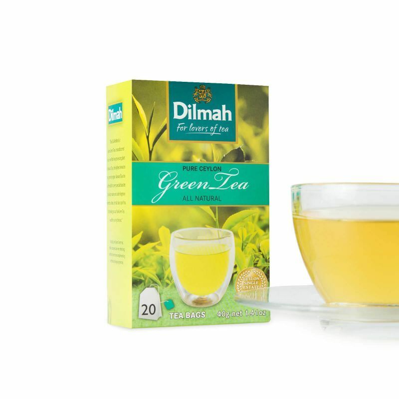 Dilmah Pure Natural Ceylon Green Tea - eBuy Srilankan Online Store