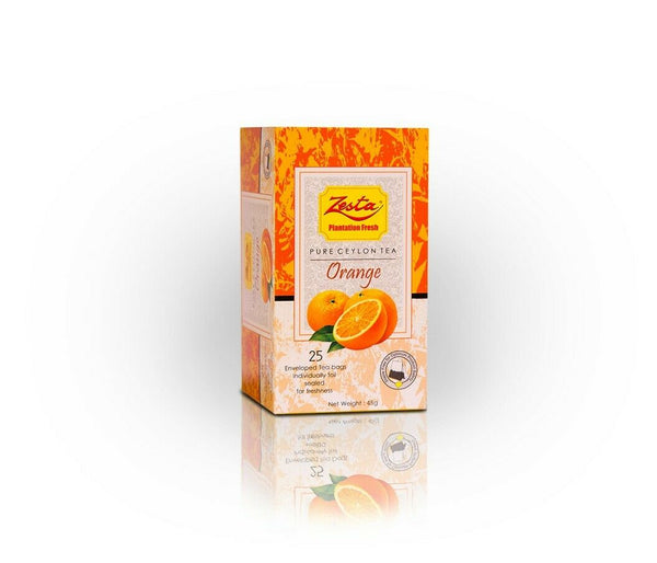 Zesta plantation fresh orange Flavored pure Ceylon black Tea - eBuy Srilankan Online Store